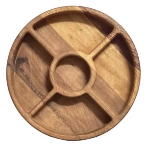 اردوخوری چوبی گرد مدل ۵خانه