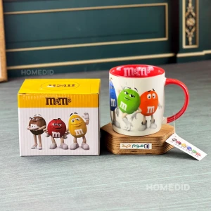 ماگ سرامیکی طرح شکلات ام اند ام M&Ms