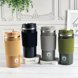 تراول ماگ دور سیلیکونی تپل 500ml (غیر اصل) - هوم دید