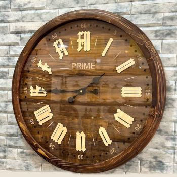 ساعت دیواری برند PRIME مدل 6040 قطر از 55 تا 85 cm - هوم دید