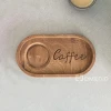 سینی اسپرسو با طرح Coffee از بالا