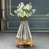 گلدان شیشه ای مدل کابانا جهانبلور - شامپاینی