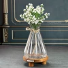 گلدان شیشه ای مدل کابانا جهانبلور - شفاف