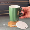 ماگ سرامیکی طرح کلاسیک - رنگ سبز