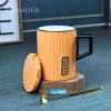ماگ سرامیکی فوکوس لاکچری کد 573 - رنگ نارنجی