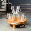 فنجان پیرکس کد 434 مات دسته رنگی