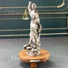 نمای پشتی مجسمه بانوی فرشته عدالت