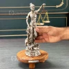 نمایش ابعاد مجسمه بانوی فرشته عدالت در دست