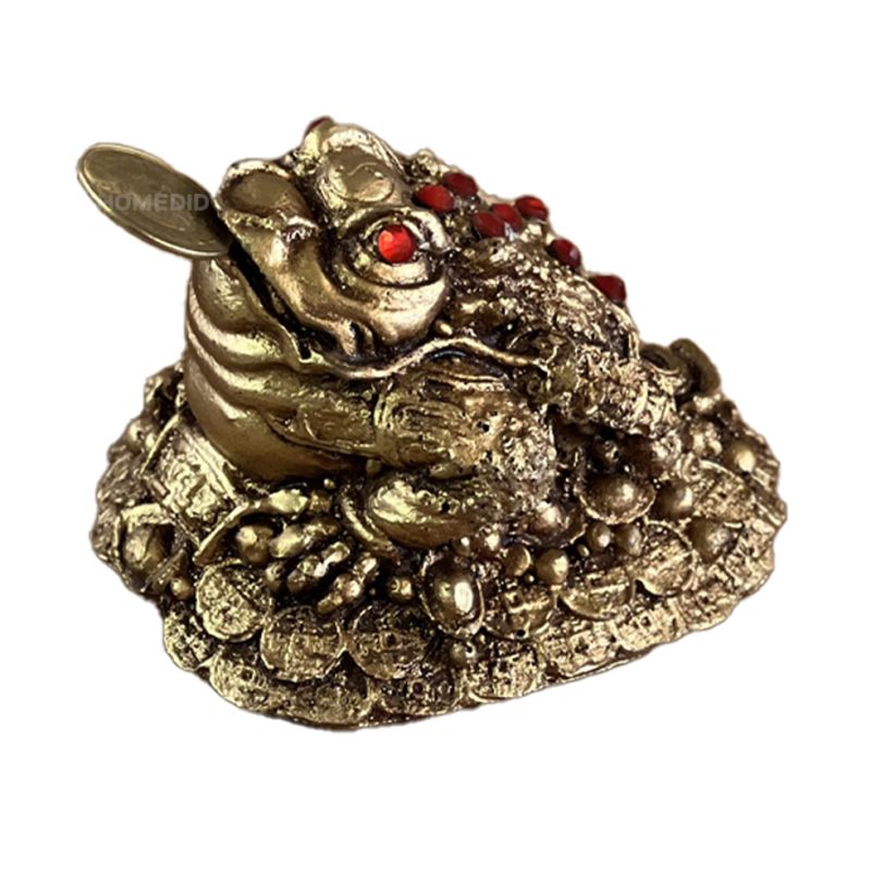 3legged toad polyester statue