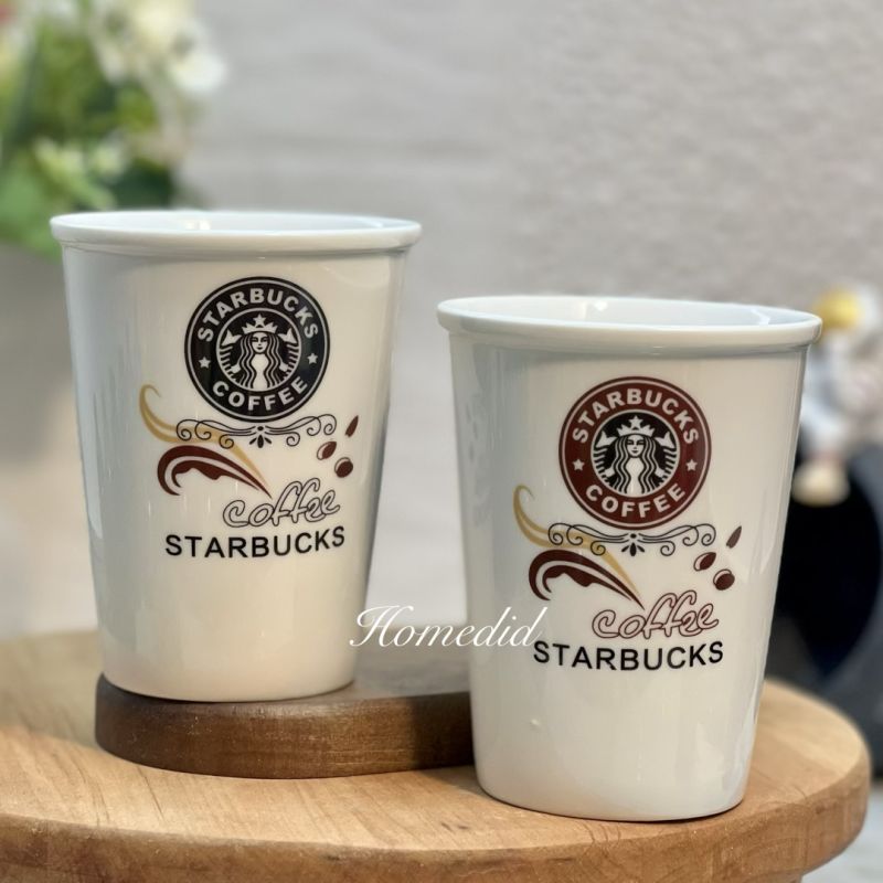 starbucks design ceramic mug without handle