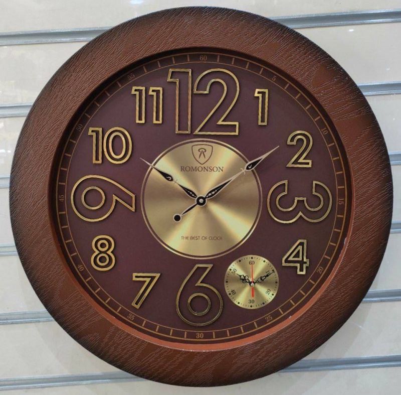 romanson brand wall clock, model 210, diameter 58 cm
