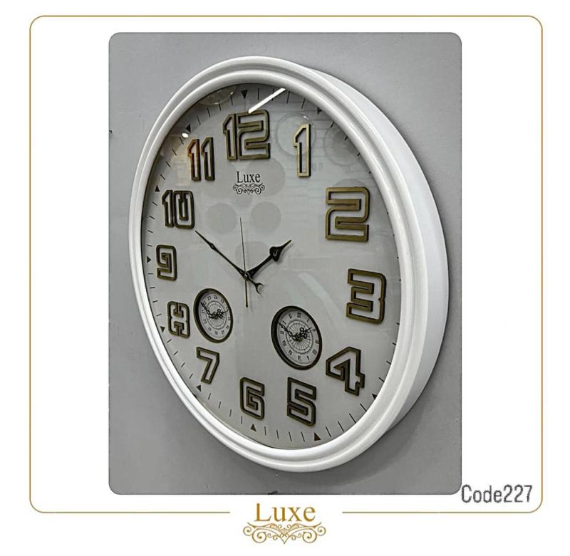 Luxury brand wall clock, model 227 wooden body