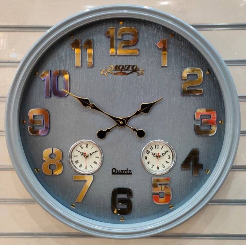 Moto wall clock with a diameter of 70 - model 110