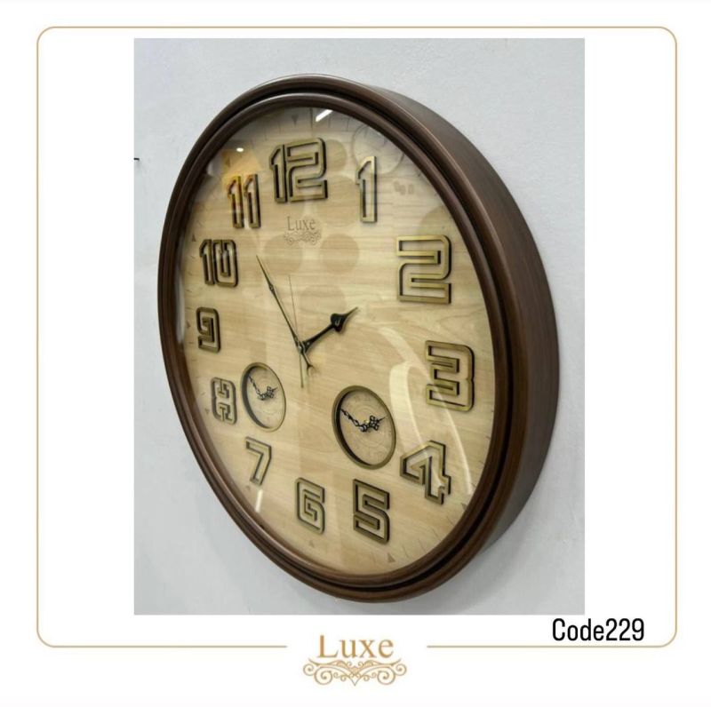 luxury wall clock model 229 wooden body