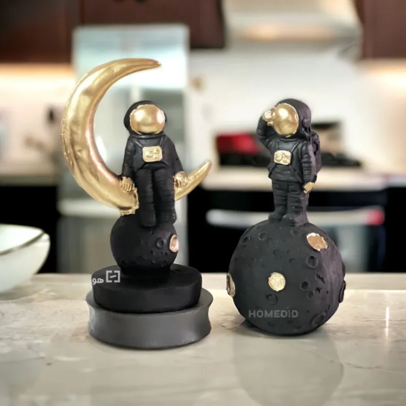 tabletop astronaut figurine set of two