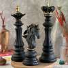 مجسمه مهره های شطرنج مجموعه ۳عضوی