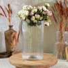 گلدان شیشه ای راه راه مدل روژا