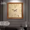 ساعت دیواری برند لوکس بدنه چوبی قطر 75 سانتی متر کد 7530
