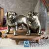 مجسمه سگ (بولداگ) دو عضوی